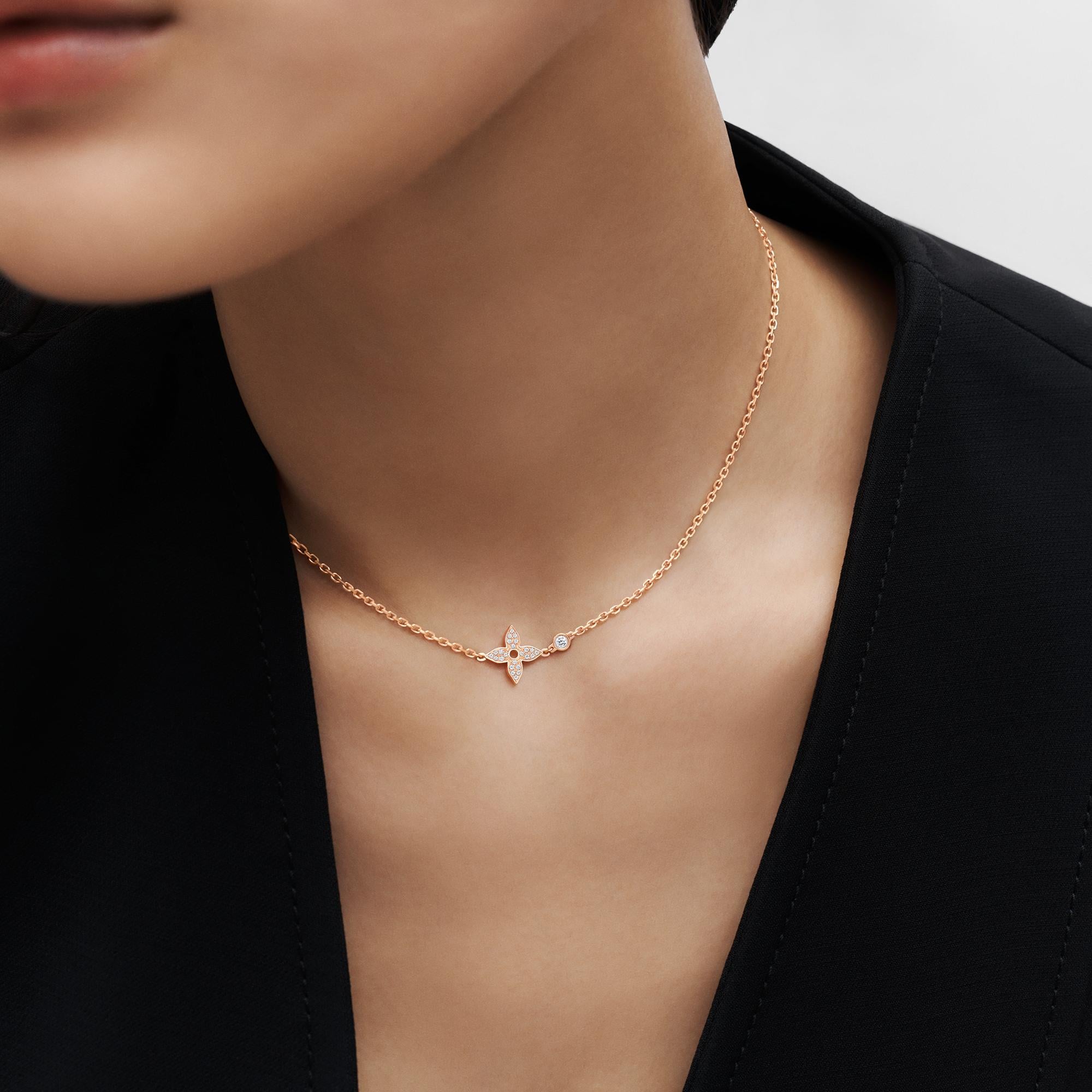 ペンダント イディール ブロッサム (ピンクゴールド×ダイヤモンド